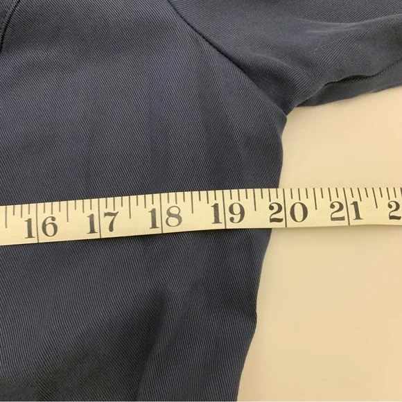 Laurie Felt Belted Utility Jacket with Contrast
Print Detai Indigo Sz 8 - Picture 12 of 12